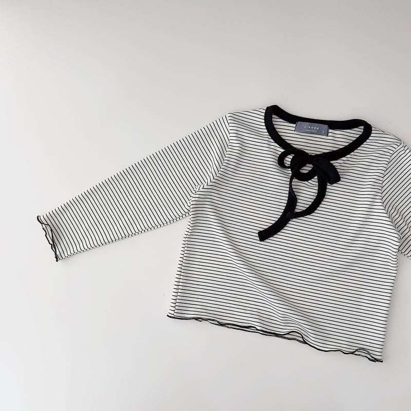 Ribbon Strap Striped Tee by J-Room for Child - view 9