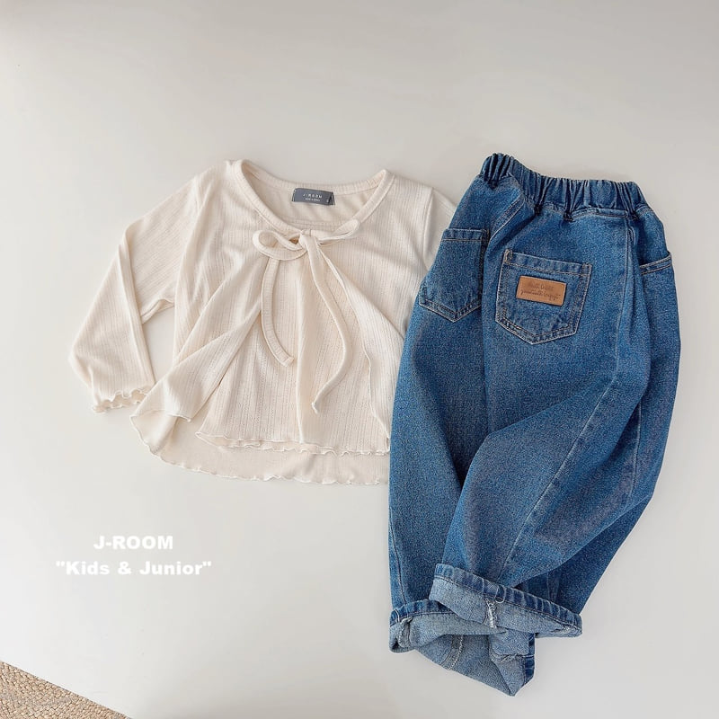 Eyelet Cardigan Set by J-Room for Child - view 7