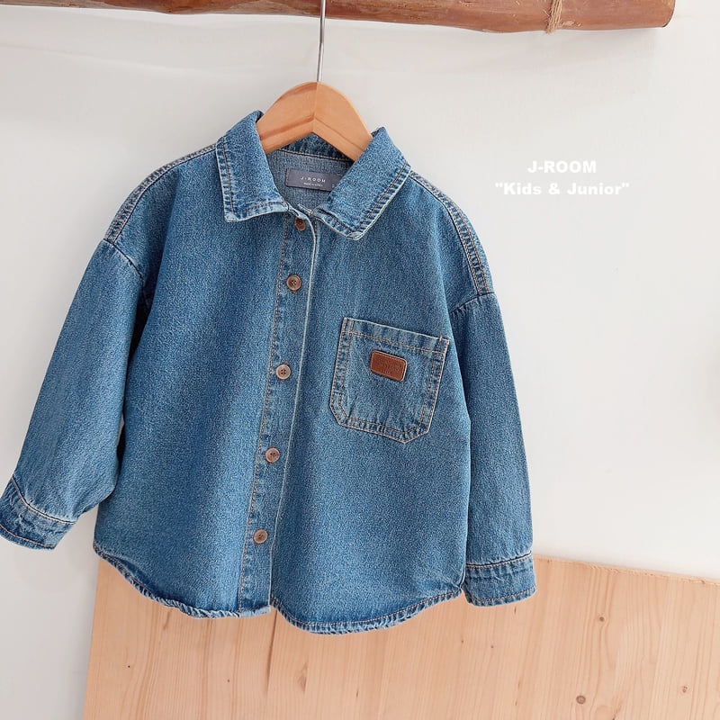 Tin Label Denim Shirt by J-Room for Child - view 4