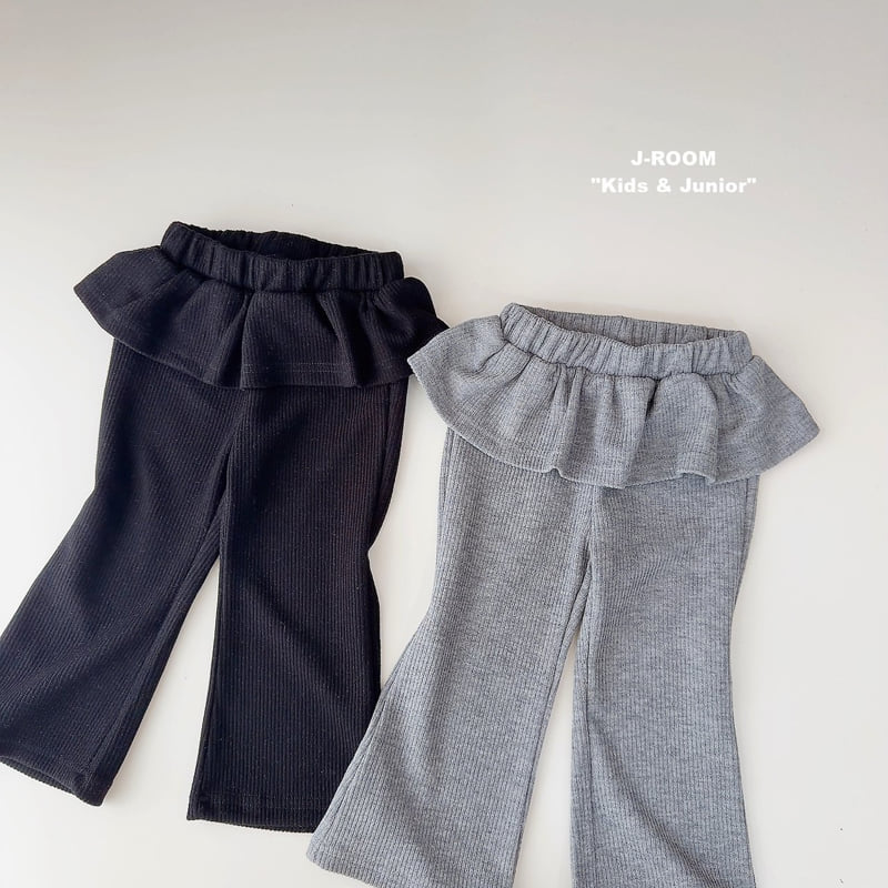 Cats Frill Stretch Bootcut Pants by J-Room for Child - view 2