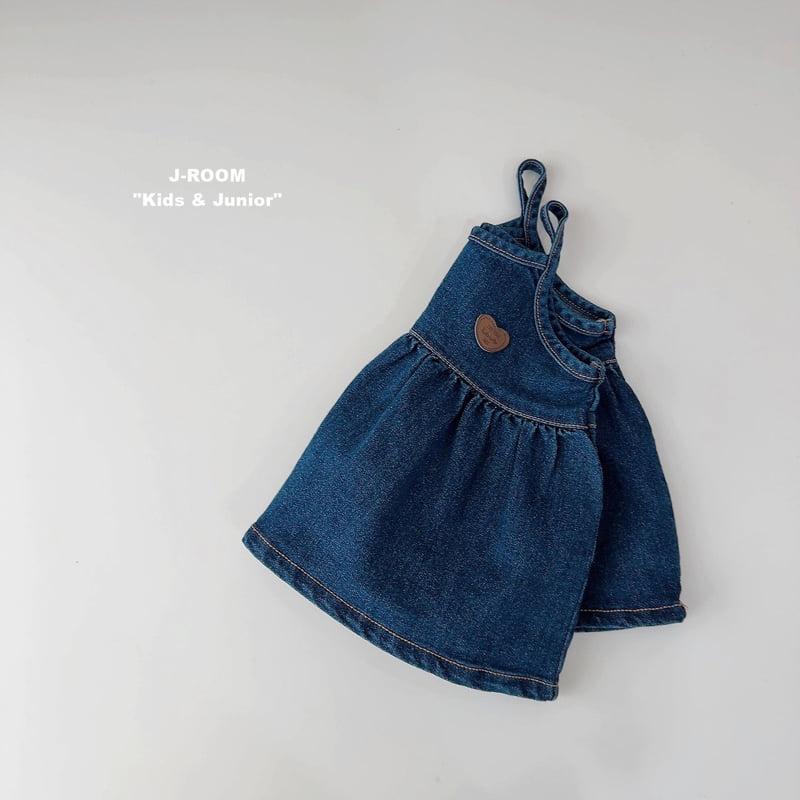 Heart Denim Bustier by J-Room for Child - view 8