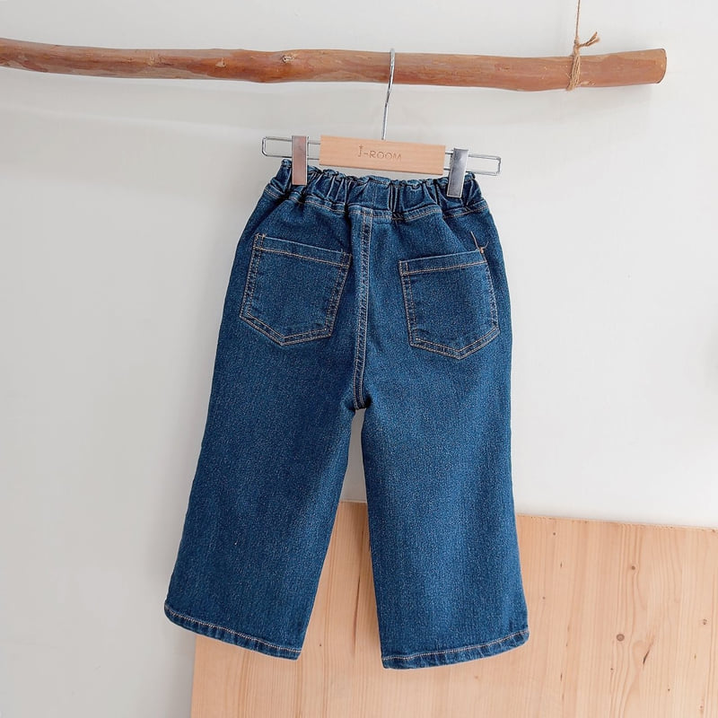 Stretch Label Wide Denim Pants by J-Room for Child - view 9