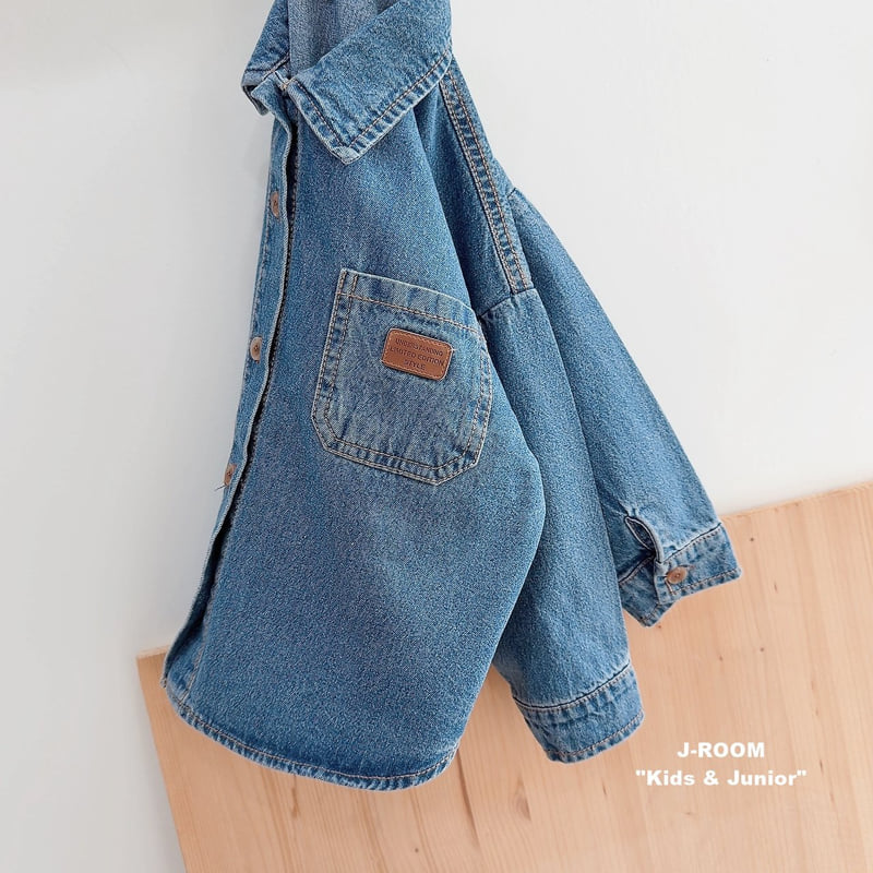 Tin Label Denim Shirt by J-Room for Child - view 5