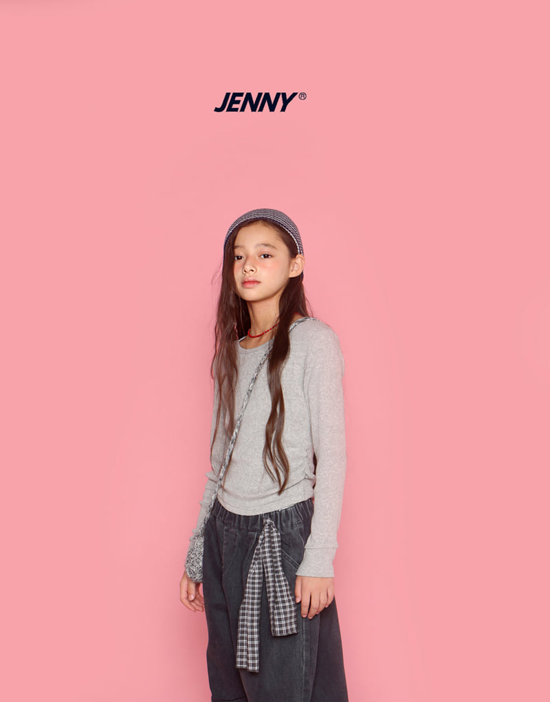 Shirring Ribbed Tee by Jenny Basic for Child - view 5