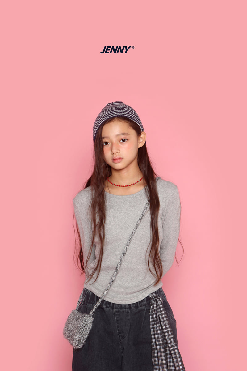 Shirring Ribbed Tee by Jenny Basic for Child - view 8