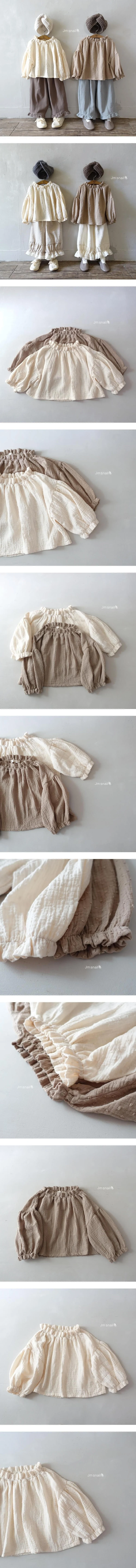 Cozy Frill Banding Blouse by JM Snail for Child - view 1