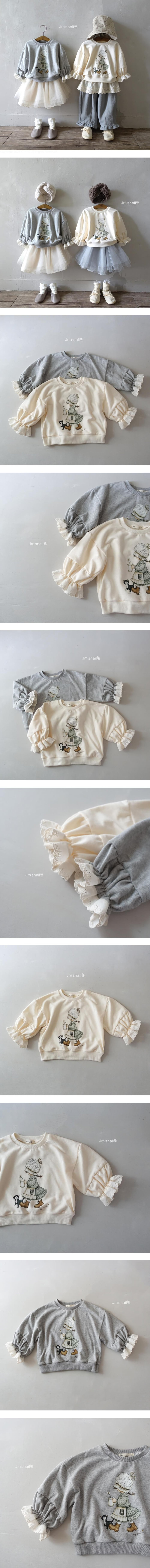 Lora Shirring Sweatshirt by JM Snail for Child - view 1