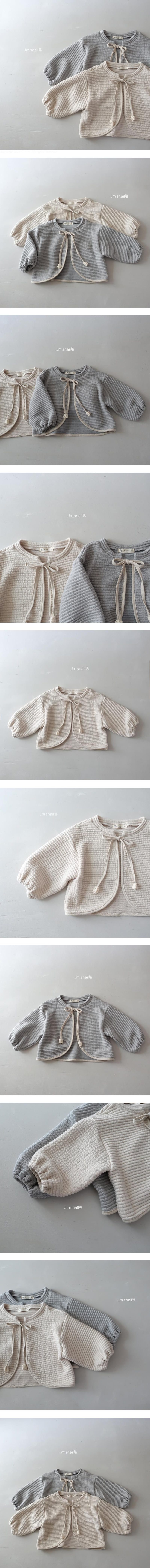 L Ribbon Cardigan by JM Snail for Child - view 1