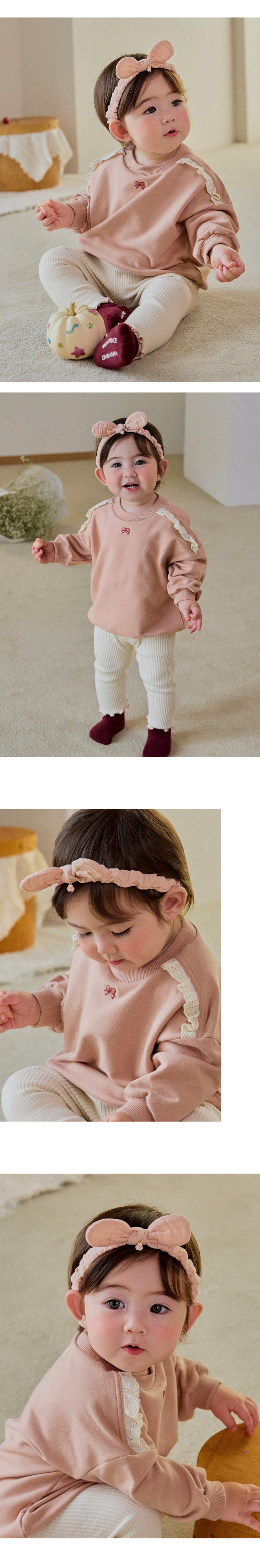 Mabel Baby Hair Band (set of 5) by Kids Clara for Baby - view 2