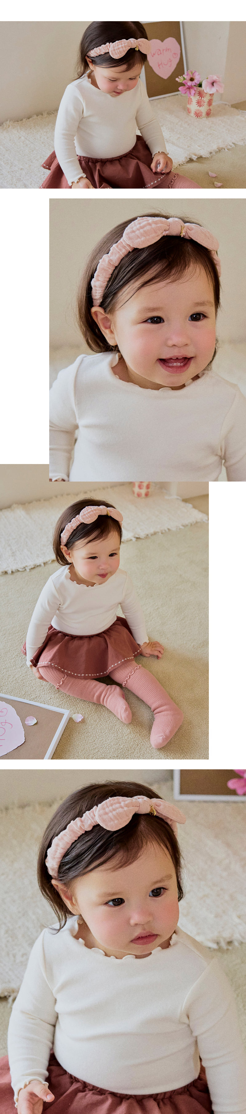 Mabel Baby Hair Band (set of 5) by Kids Clara for Baby - view 3