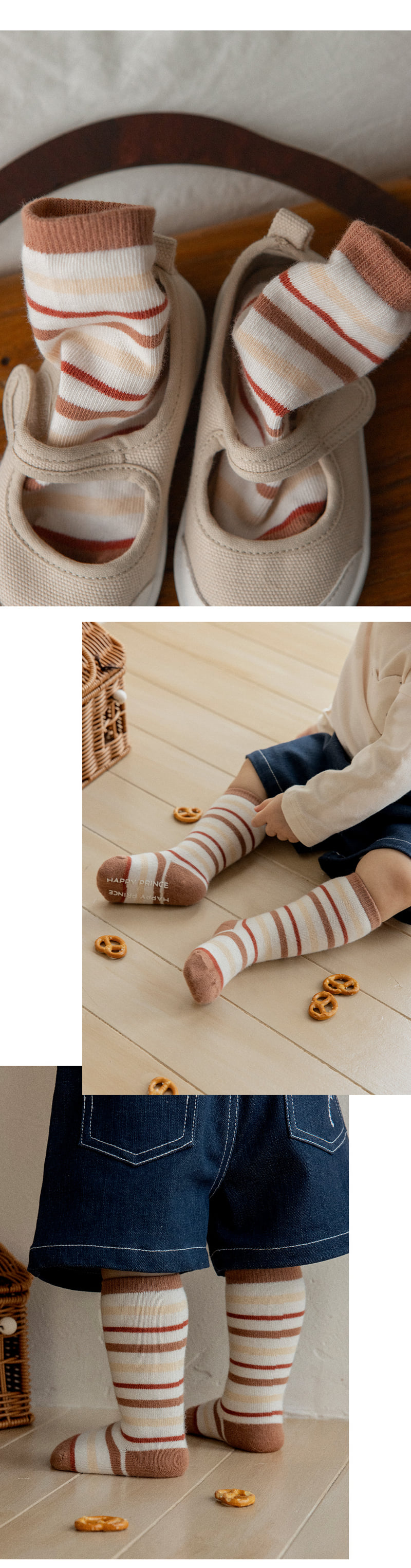 Lolly Baby Knee Socks (set of 5) by Kids Clara for Baby - view 2