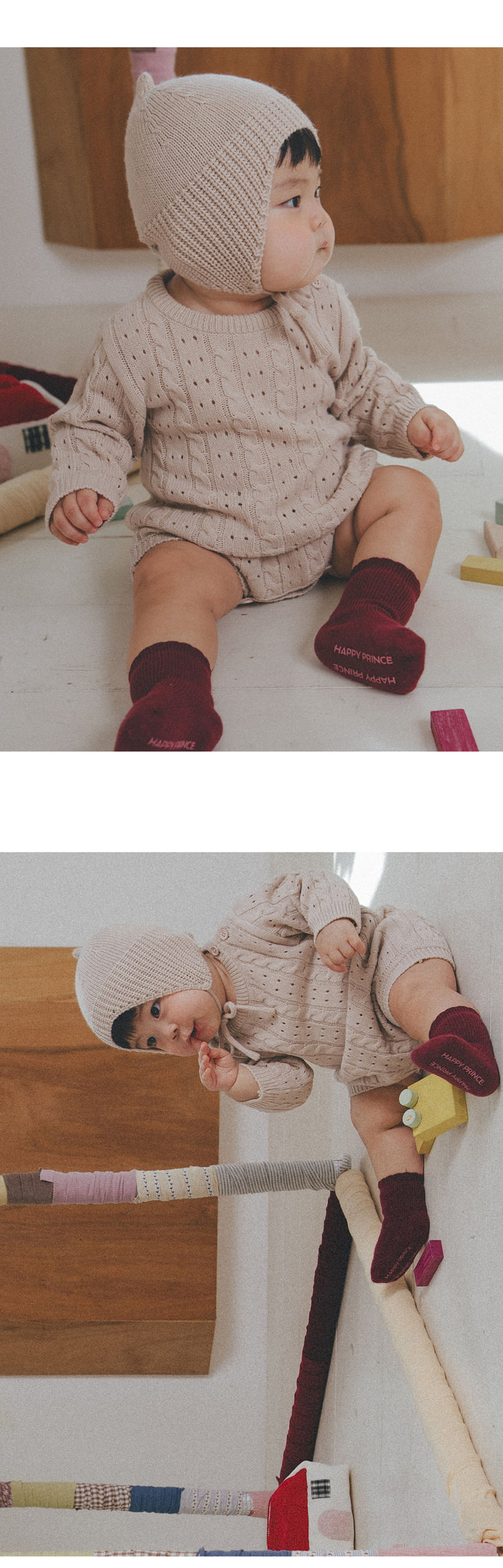 Iden Knit Baby Suit by Kids Clara for Baby - view 3
