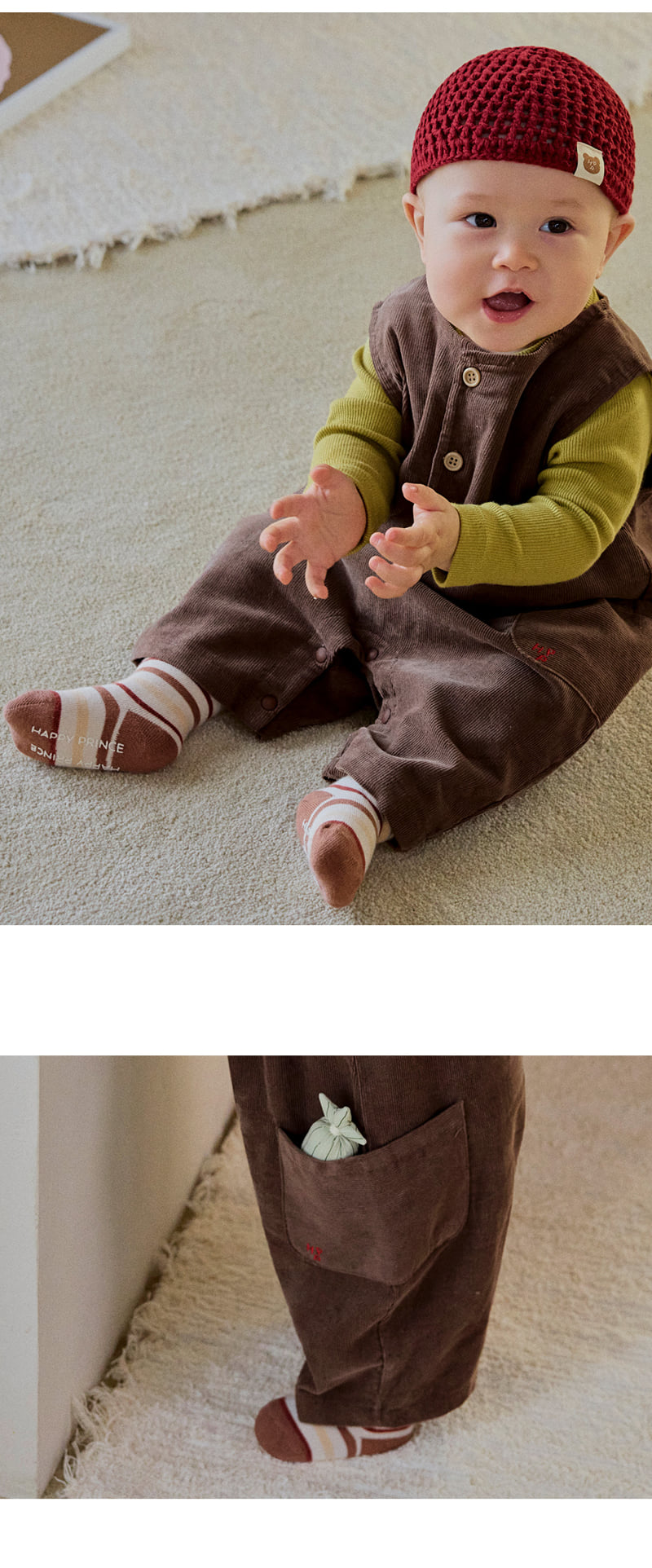 Lolly Baby Knee Socks (set of 5) by Kids Clara for Baby - view 3