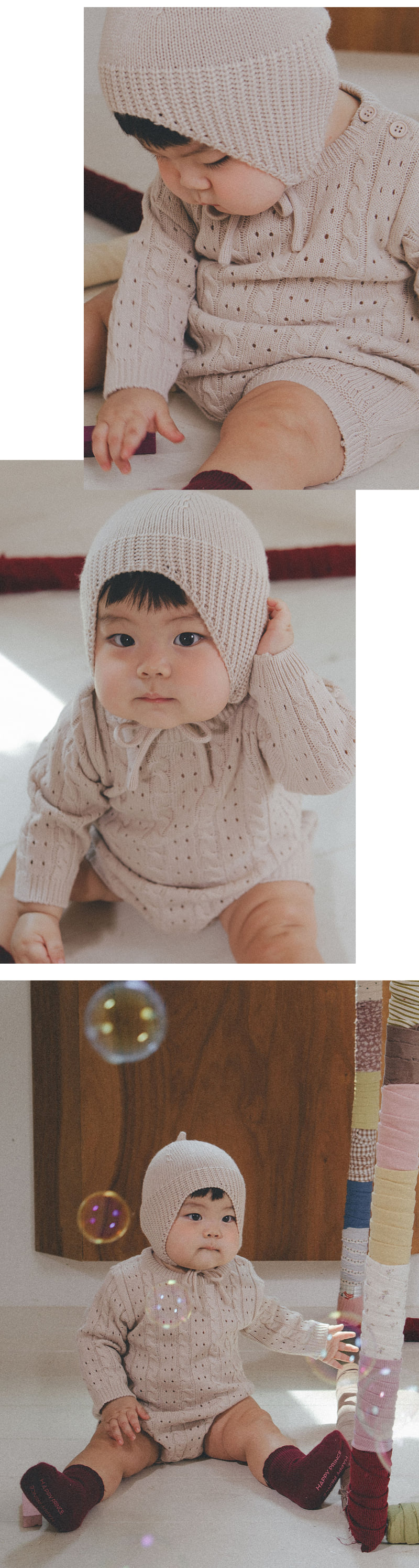 Iden Knit Baby Suit by Kids Clara for Baby - view 4
