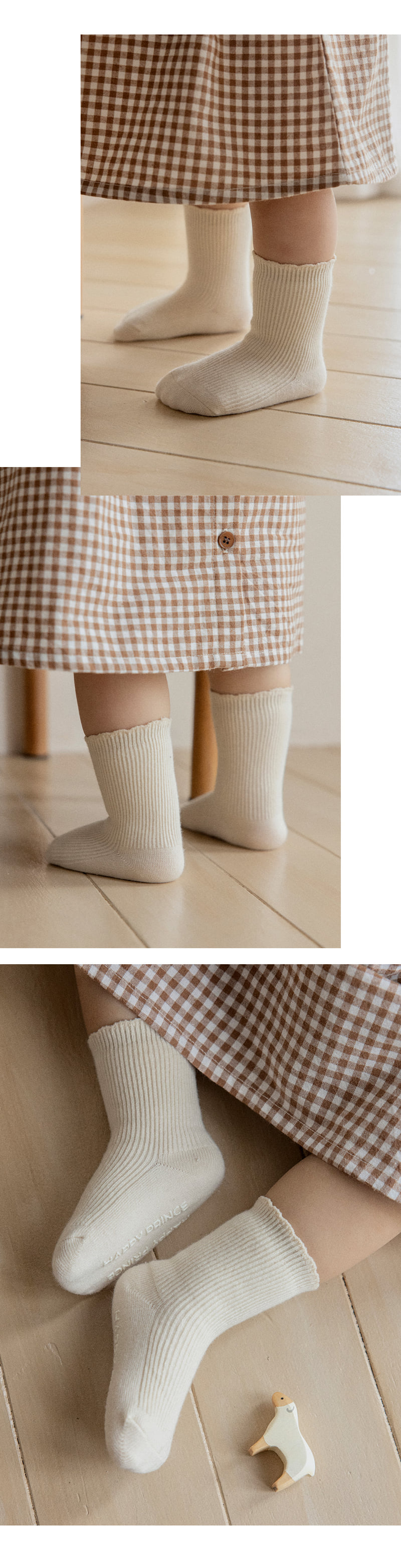 Aerin Ribbed Baby Socks (set of 5) by Kids Clara for Baby - view 4