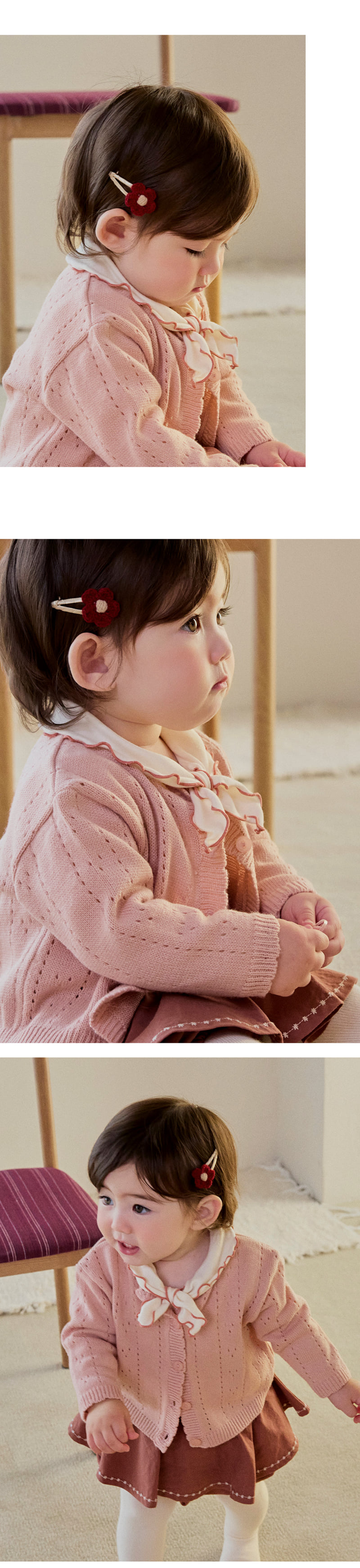 Amo Barretted Set (set of 5) by Kids Clara for Baby - view 3