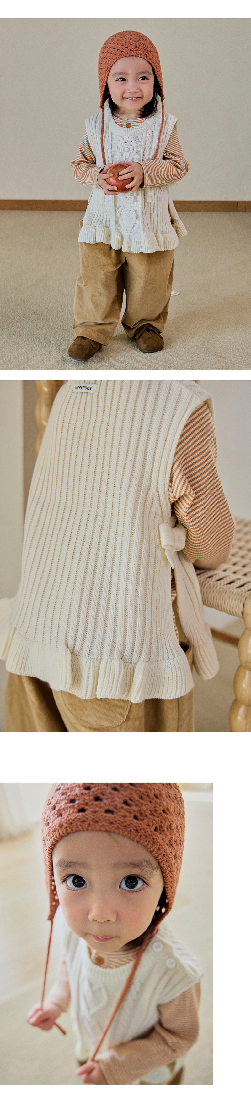 Sophia Knit Vest by Kids Clara for Baby - view 2