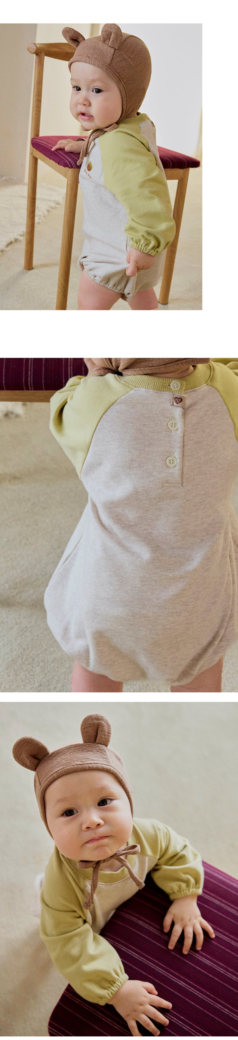 Acorn Bodysuit by Kids Clara for Baby - view 4