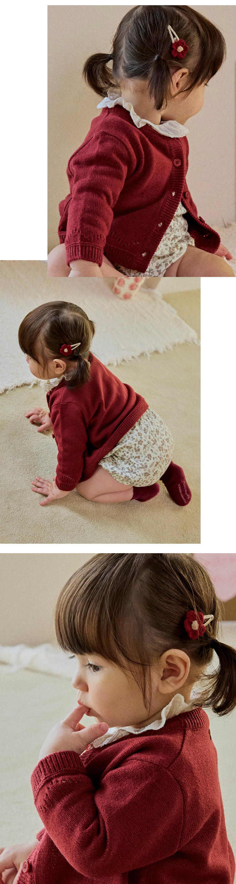 Amo Barretted Set (set of 5) by Kids Clara for Baby - view 4