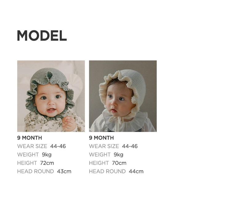 Rosen Frill Knit Bonnet by Kids Clara for Baby - view 9