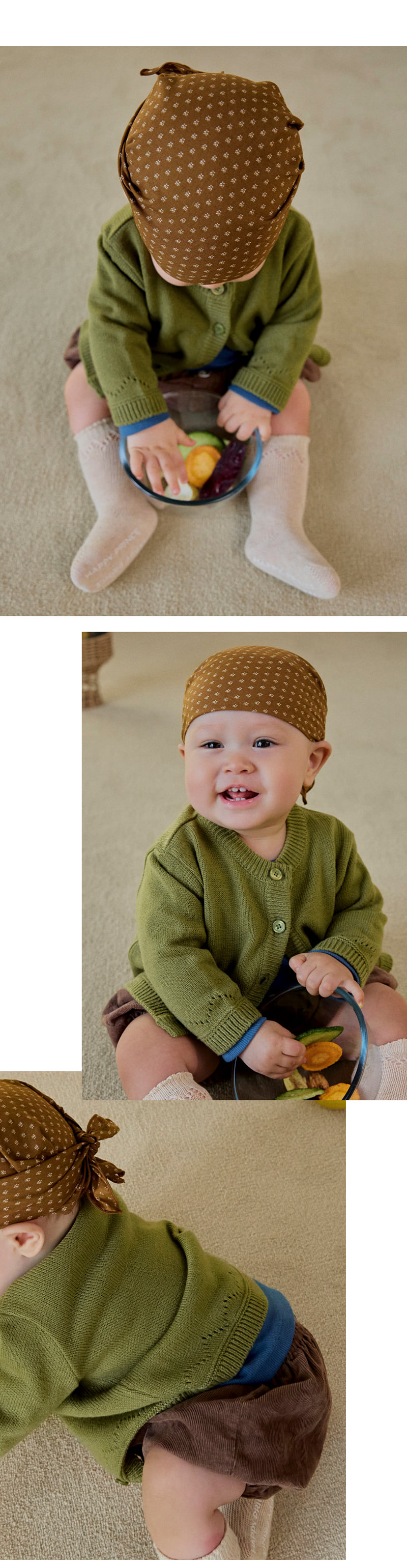 Amo Knit Cardigan by Kids Clara for Baby - view 7