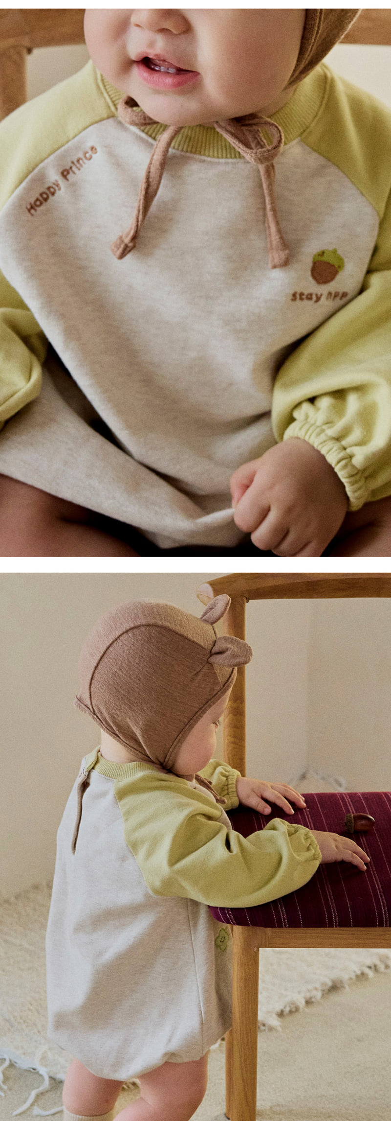 Acorn Bodysuit by Kids Clara for Baby - view 6