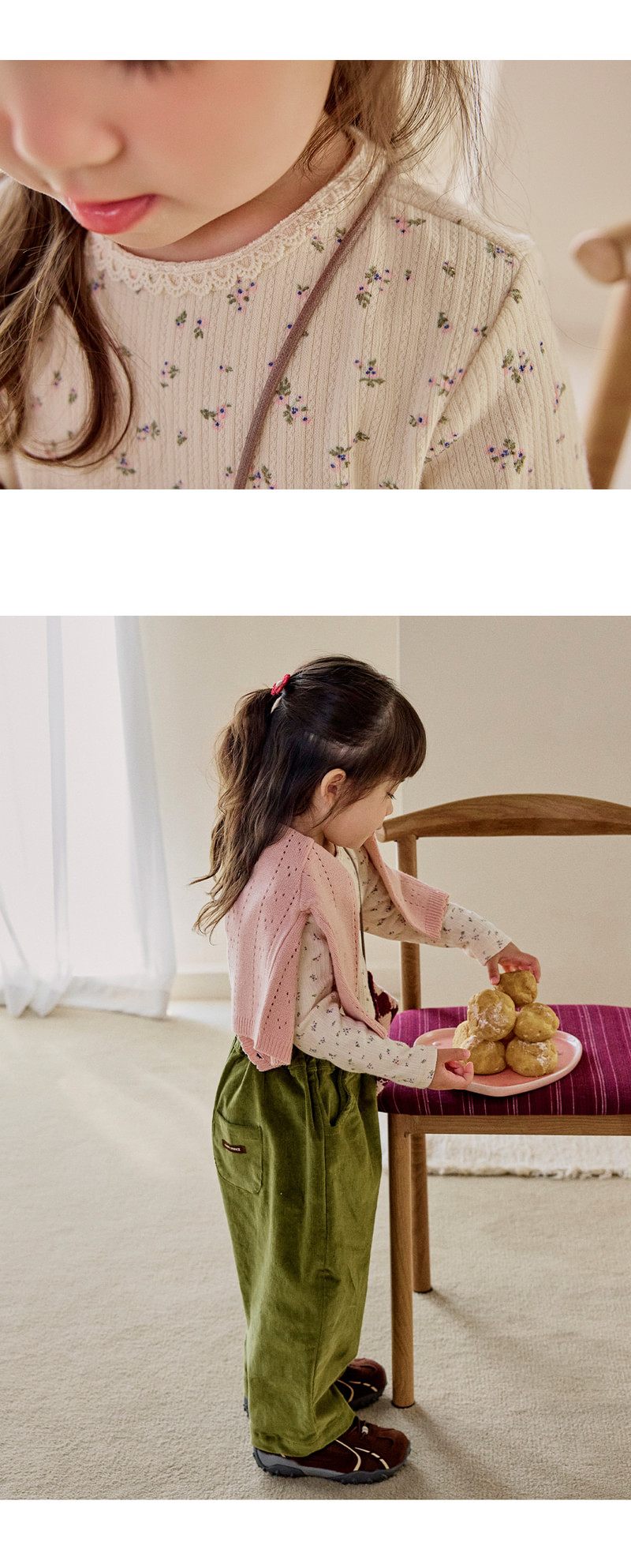 Poplin Eyelet Long Sleeve by Kids Clara for Baby - view 3