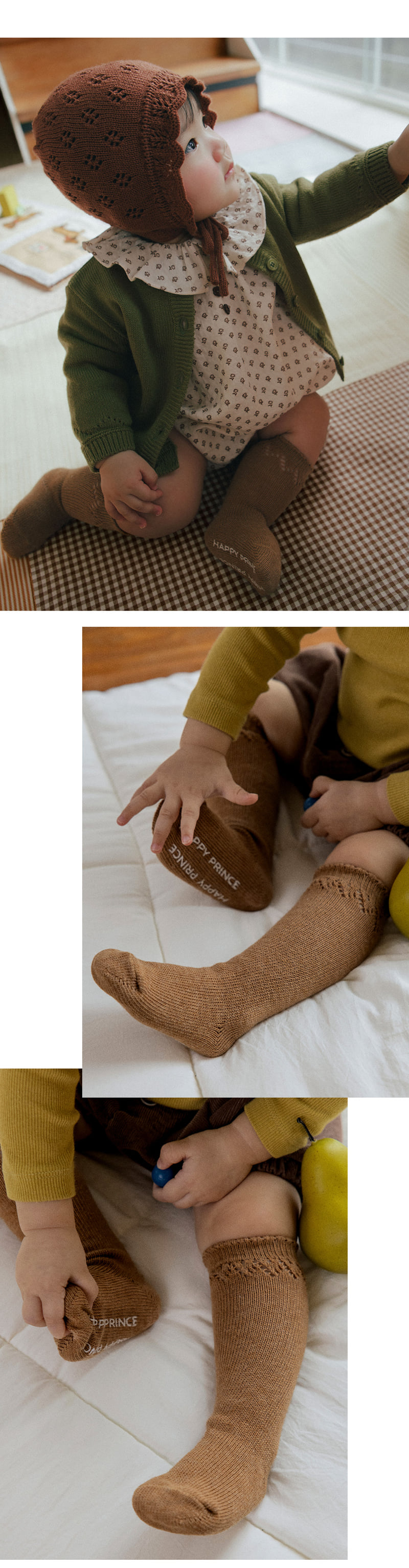 Glint Knee Socks (set of 5) by Kids Clara for Baby - view 4