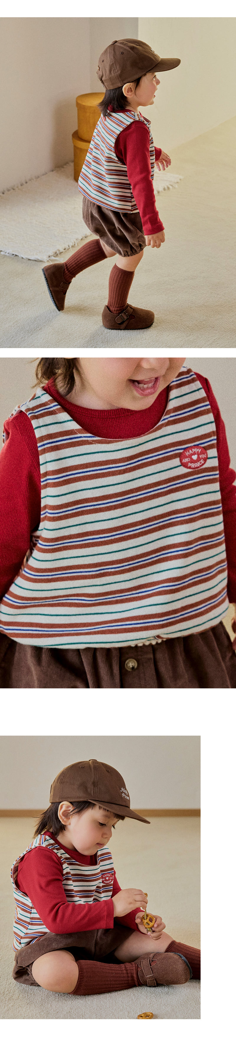 Chestnut Baby Vest by Kids Clara for Baby - view 2