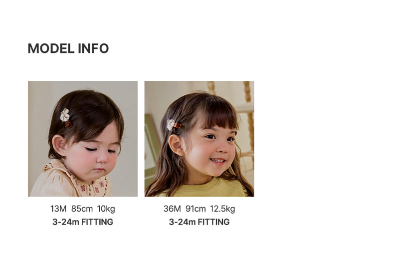 Aron Baby Hairpin Set (set of 5) by Kids Clara for Baby - view 8