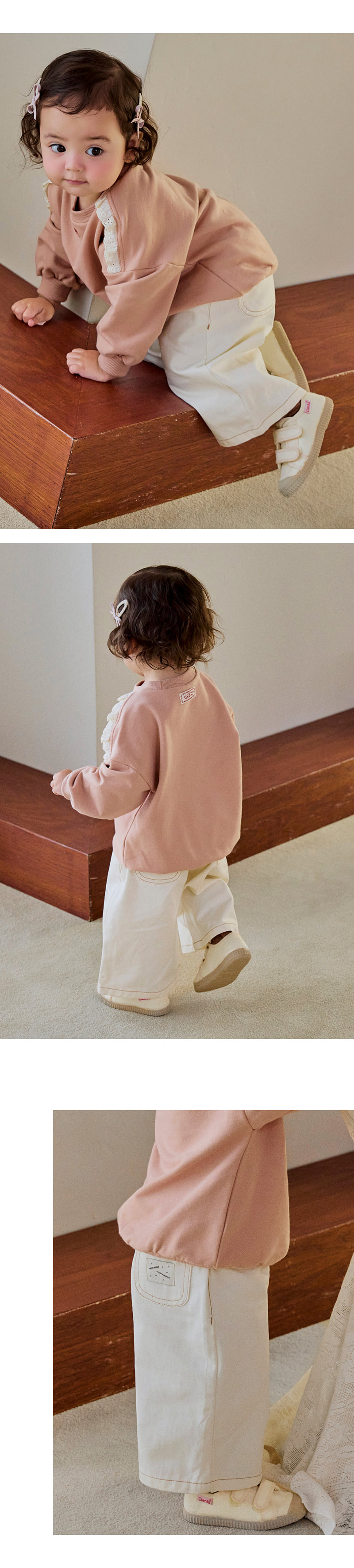 Sage Wide Pants by Kids Clara for Baby - view 3