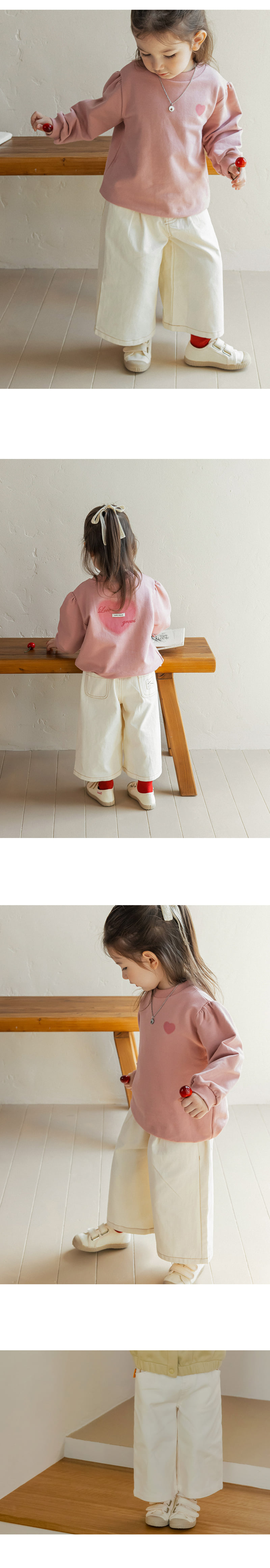 Milk Wide Pants by Kids Clara for Baby - view 2