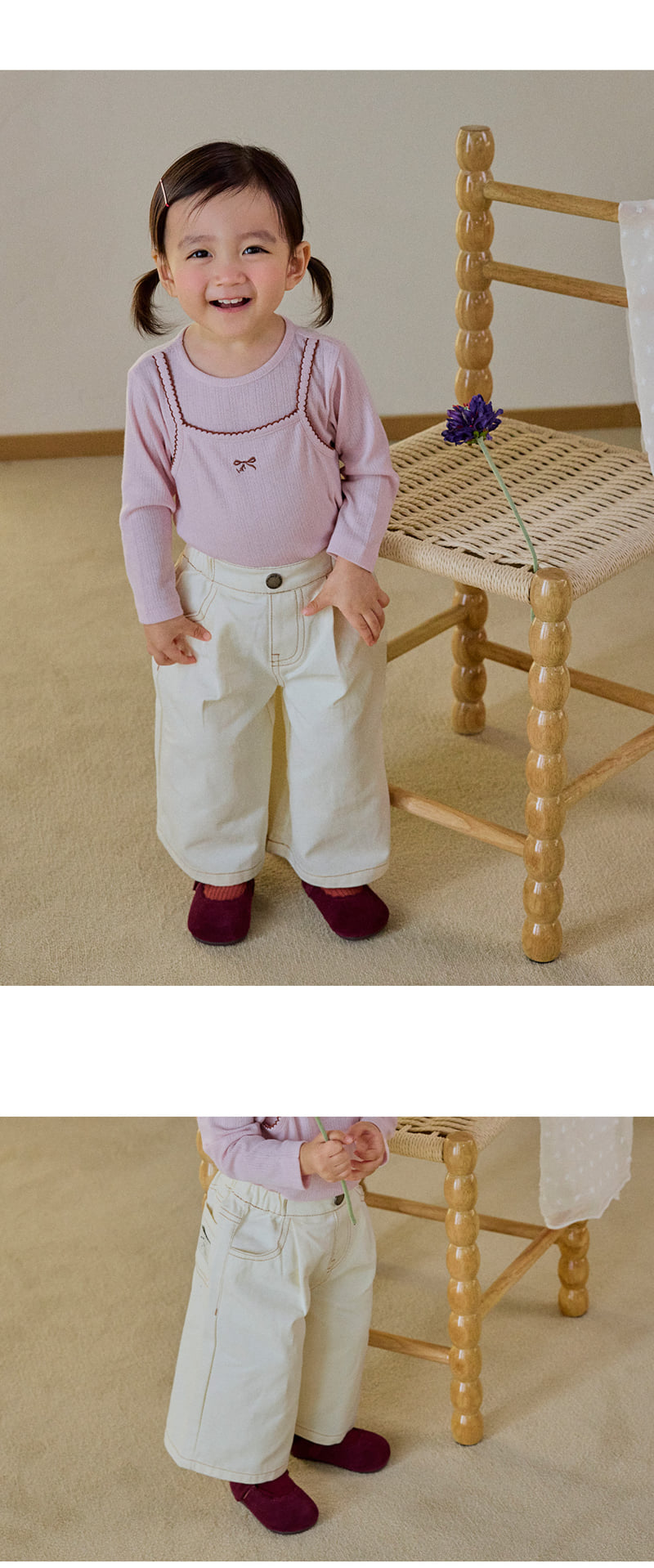 Sage Wide Pants by Kids Clara for Baby - view 4