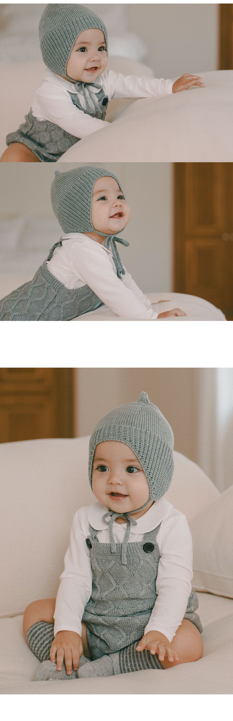 Karen Round Collar Long Sleeve Tee by Kids Clara for Baby - view 4
