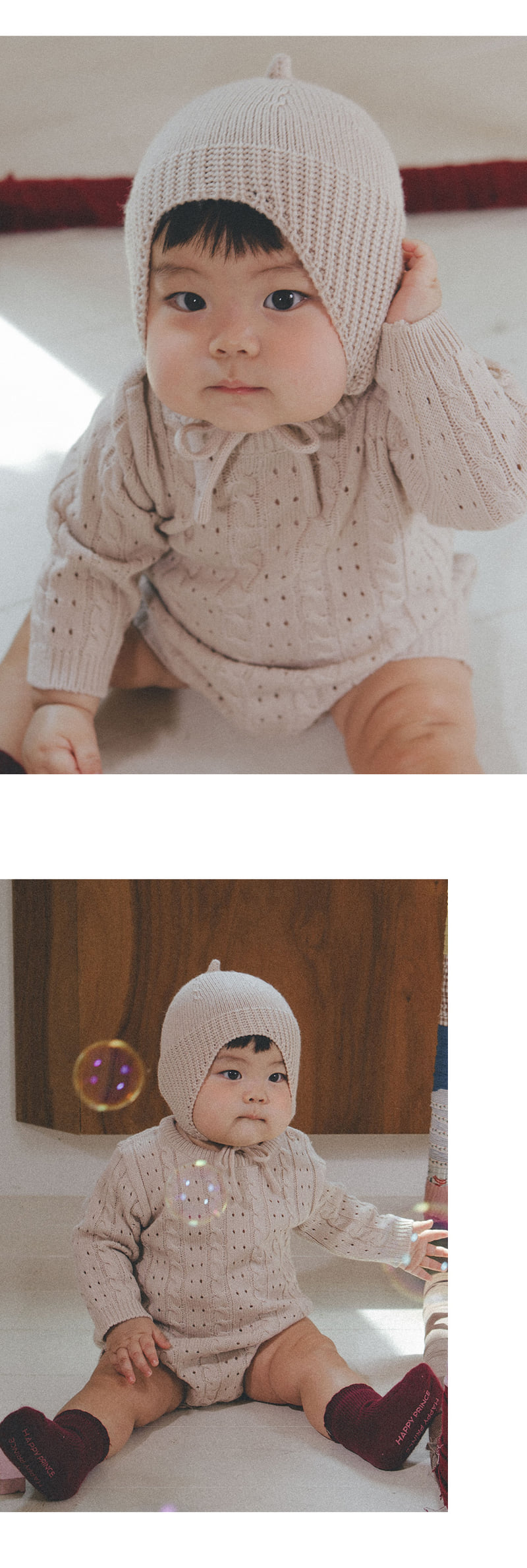 Kisses Knit Baby Hat by Kids Clara for Baby - view 2