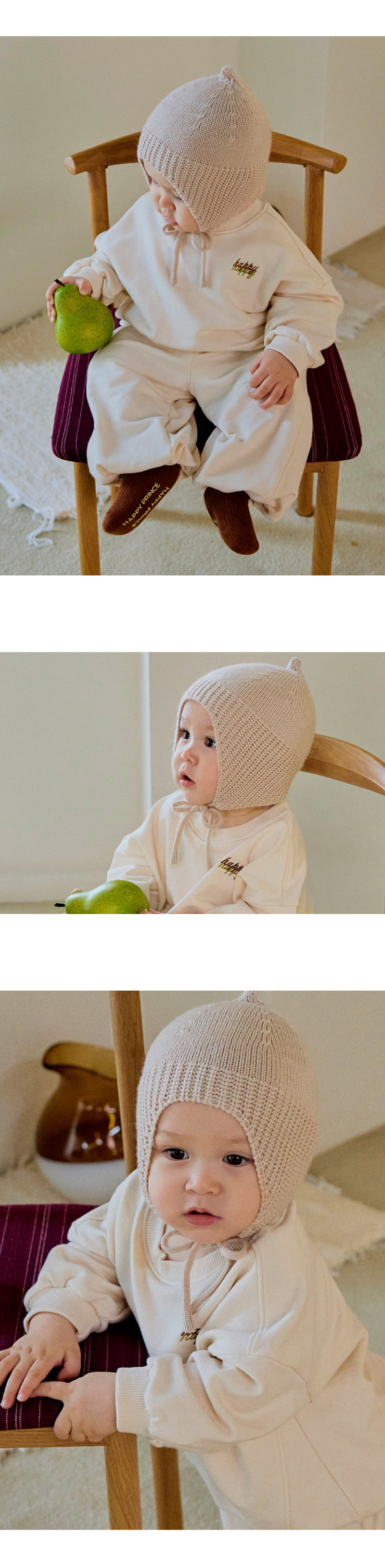 Kisses Knit Baby Hat by Kids Clara for Baby - view 3