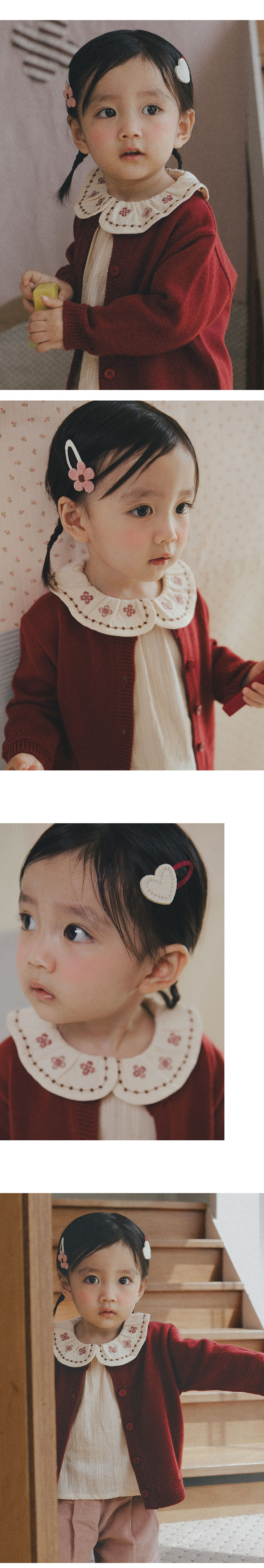 Zeffrin Barrettes Set (set of 5) by Kids Clara for Baby - view 2
