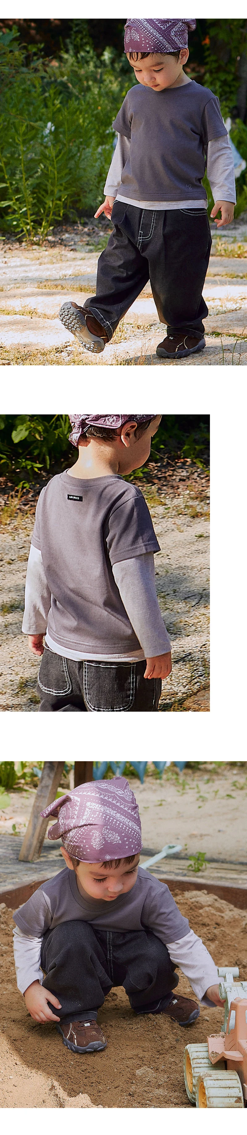 Maple Layered Long Sleeve Tee by Kids Clara for Baby - view 2