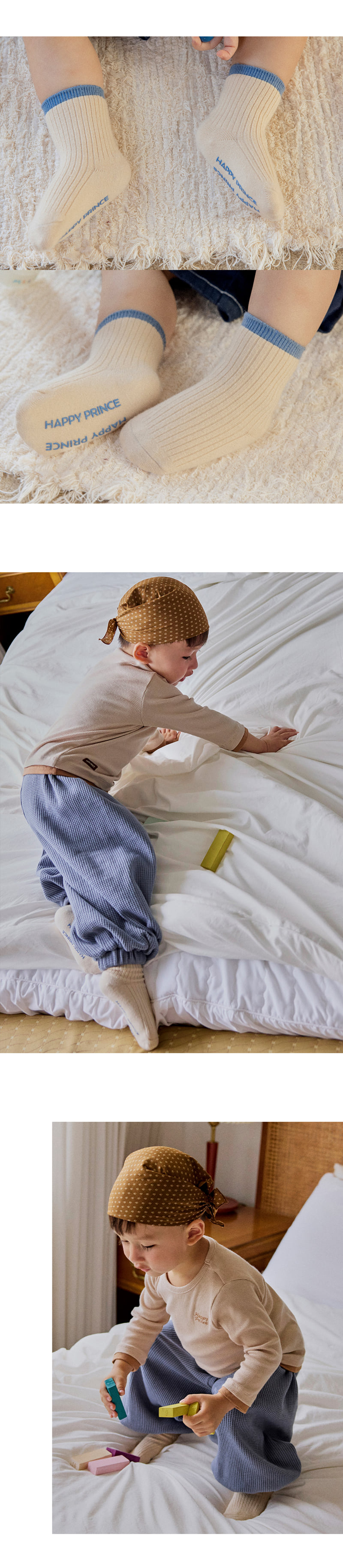 Colette Socks (set of 5) by Kids Clara for Baby - view 3