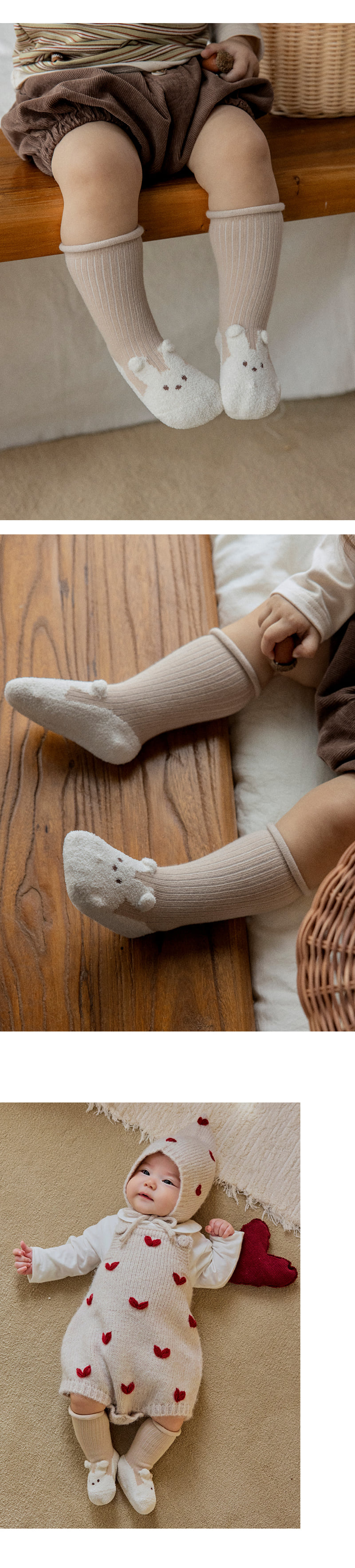 Eniel Baby Knee Socks (set of 5) by Kids Clara for Baby - view 2