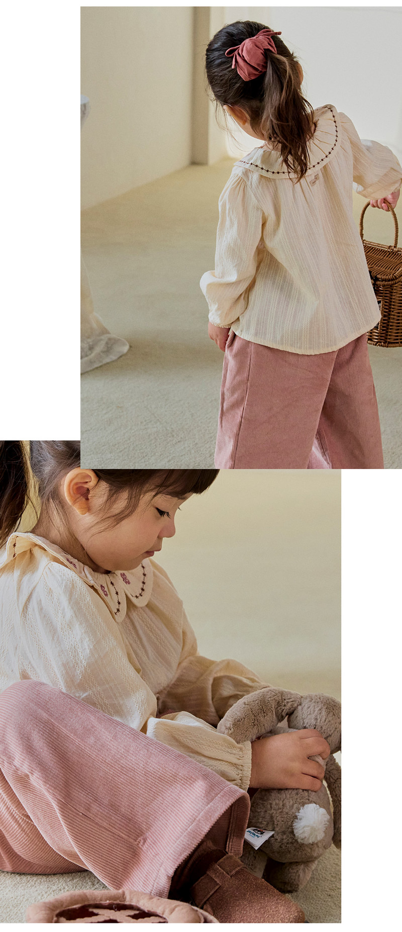 Jella Corduroy Wide Pants by Kids Clara for Baby - view 4
