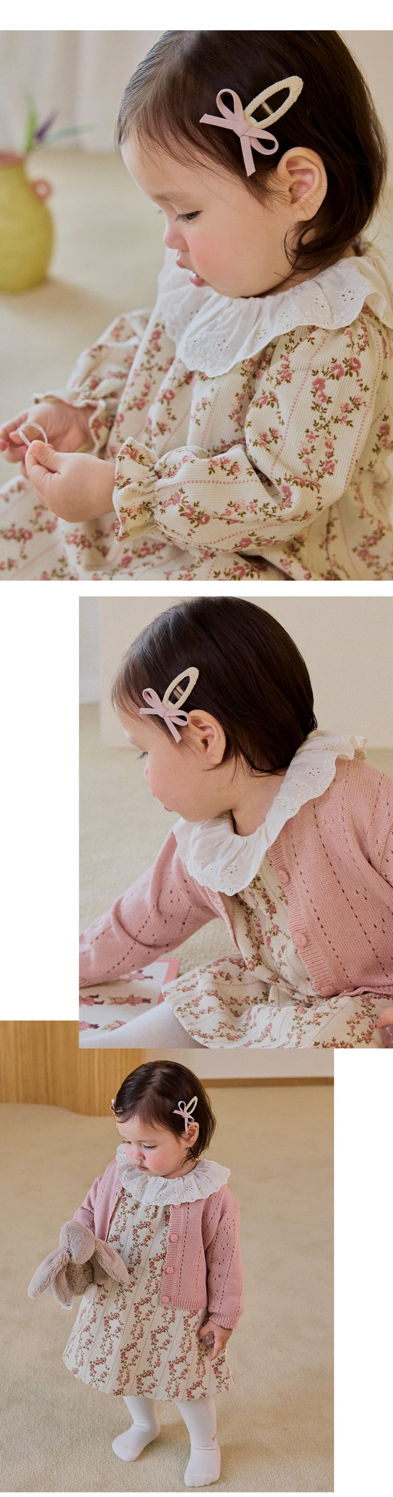 Cosette Barrettes Set (set of 5) by Kids Clara for Baby - view 3