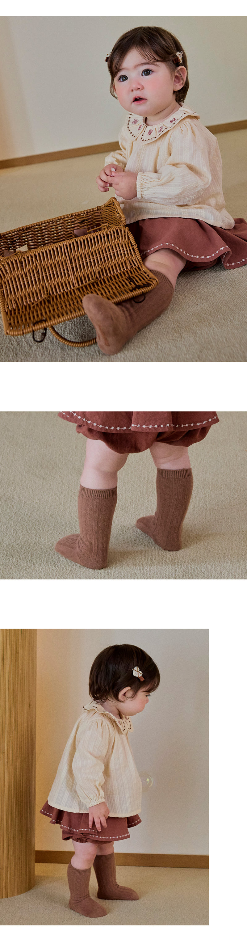 Enzo Baby Knee Socks (set of 5) by Kids Clara for Baby - view 2