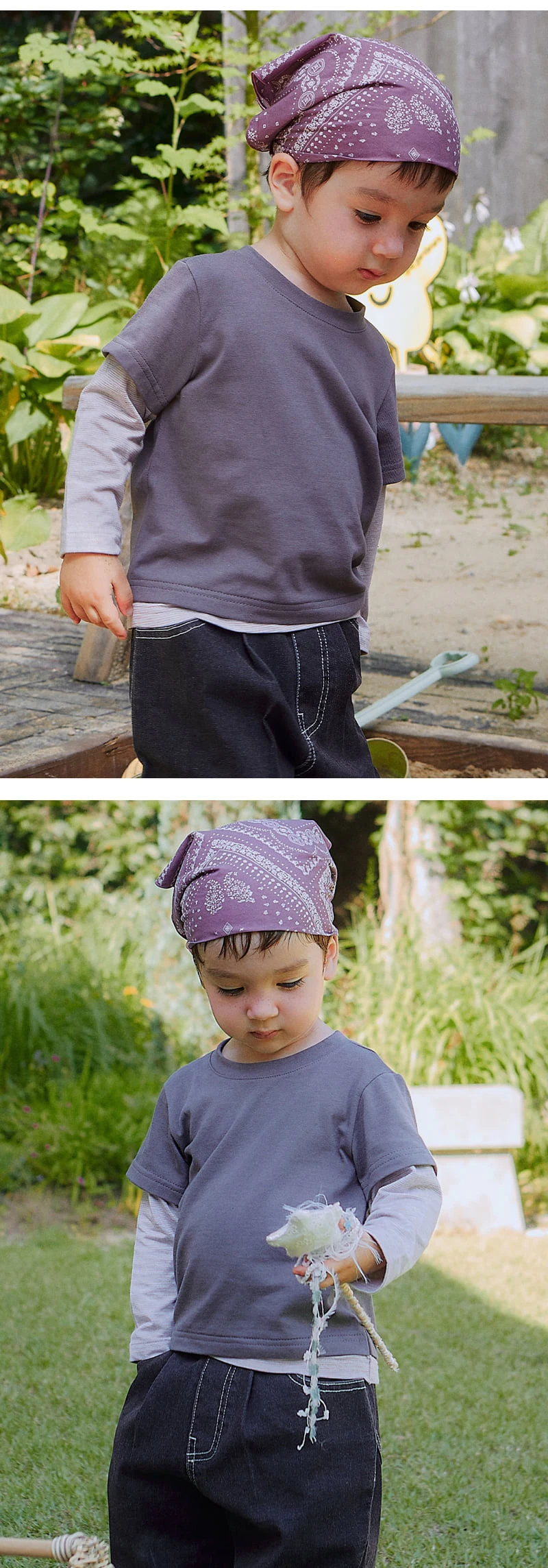 Maple Layered Long Sleeve Tee by Kids Clara for Baby - view 4
