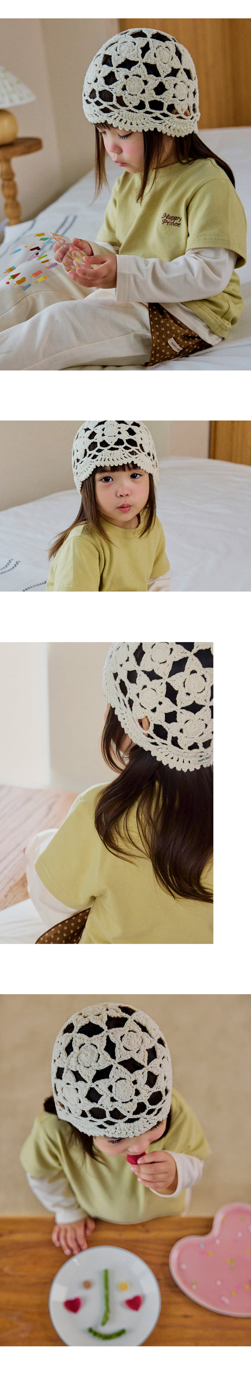 Lua Crochet Knit Beanie by Kids Clara for Baby - view 2
