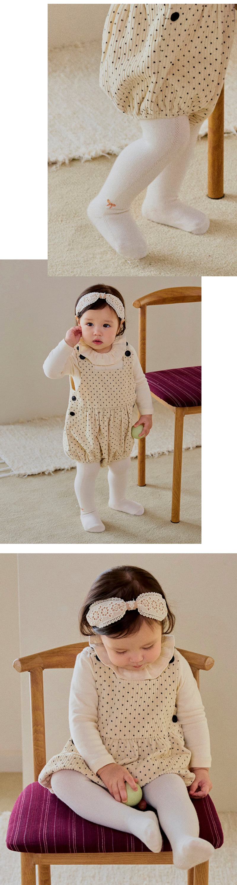 Elara Baby Tights (set of 5) by Kids Clara for Baby - view 5