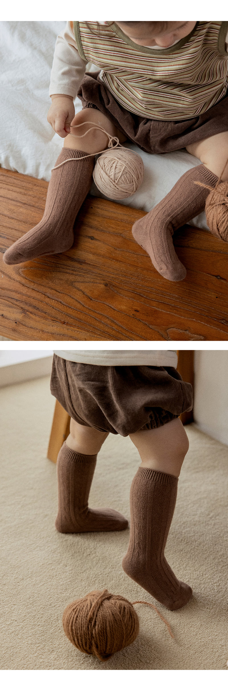 Enzo Baby Knee Socks (set of 5) by Kids Clara for Baby - view 3