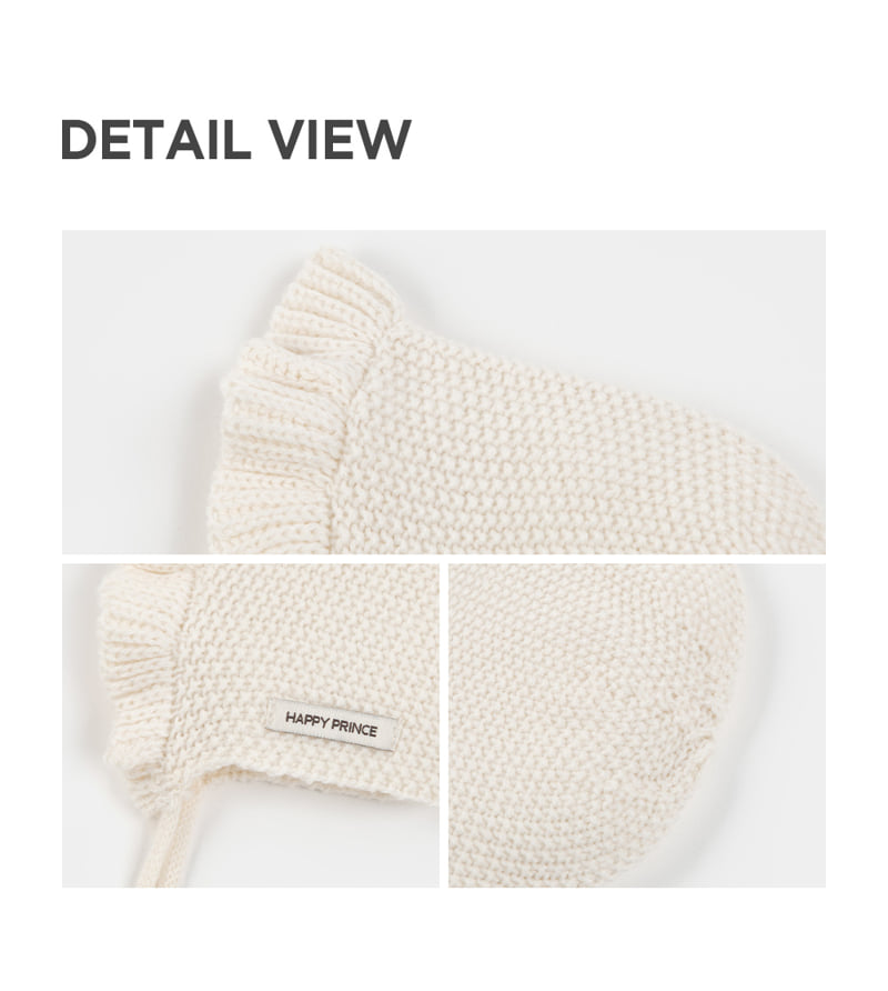Rosen Frill Knit Bonnet by Kids Clara for Baby - view 5