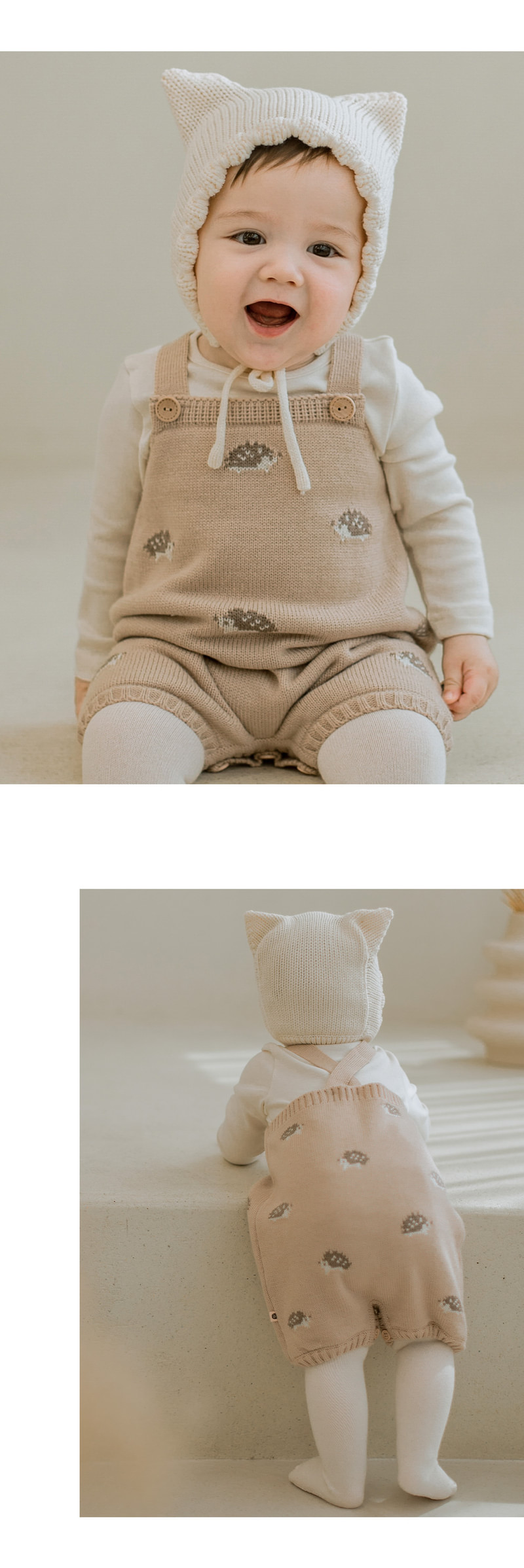Fla Knit Baby Bonnet by Kids Clara for Baby - view 4