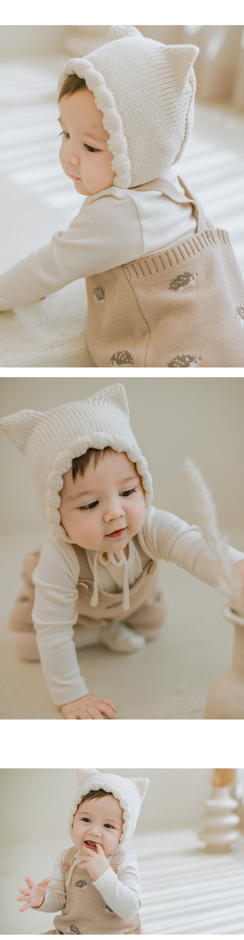 Fla Knit Baby Bonnet by Kids Clara for Baby - view 5
